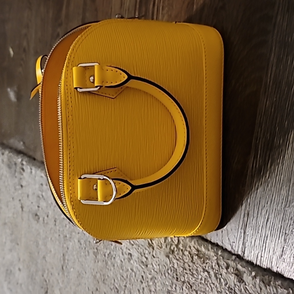 Louis vuitton yellow purse